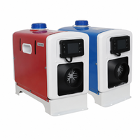 Yer Tasarruflu Dikey Dizel Hava Isıtıcısı 5KW 12V/24V Hepsi Bir Arada, Benzersiz Tasarım Düşük Yakıt Tüketimi Kamyon Karavan Van Tekne için