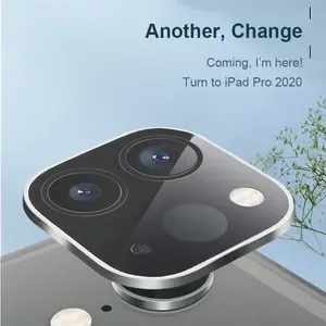 Pellicola per fotocamera posteriore per <span class=keywords><strong>IPad</strong></span> <span class=keywords><strong>Pro</strong></span> <span class=keywords><strong>2018</strong></span> seconda modifica a 2020 per la protezione della copertura della lente adesivo vetro temperato antigraffio nero - Product Image 4