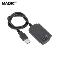 Nuevo Adaptador Convertidor USB 2.0 a IDE y SATA de Suministro Directo de Fábrica para Disco Duro de 2.5 / 3.5 Pulgadas