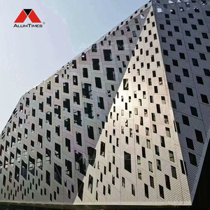 3D Nhà Máy Hiện đại giá cả cạnh tranh vật liệu xây dựng ngoại thất unitized Rèm tường trang trí Bảng điều khiển nhôm hệ thống Ốp - Product Image 5