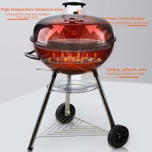 <span class=keywords><strong>Barbecue</strong></span> à <span class=keywords><strong>charbon</strong></span> de bois original Trolley Grill 22 pouces pour jardin - Product Image 4