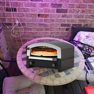 Horno de Pizza Portátil <span class=keywords><strong>a</strong></span> <span class=keywords><strong>Gas</strong></span> Definitivo de 16 Pulgadas Versátil con Piedra Giratoria Perfecto <span class=keywords><strong>para</strong></span> Entusiastas de la Cocina al Aire Libre - Product Image 4