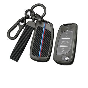 Voiture Key Case Cover Pour <span class=keywords><strong>Peugeot</strong></span> <span class=keywords><strong>208</strong></span> 3008 308 508 408 2008 307 4008 5008 En Cuir En Alliage de Zinc porte-clé À Distance Shell Key Case Pour Voiture - Product Image 1
