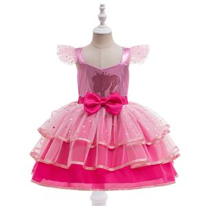Dreamy Babi Princess <span class=keywords><strong>Fancy</strong></span> Party Dress Girls Puffy Tulle Vestido de baile sin mangas para niños Cumpleaños y rendimiento - Product Image 1