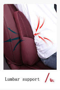 Anjuny, venta al por mayor, conjunto completo Universal de 7 asientos, cojín de asiento de espuma viscoelástica, fundas de asiento de coche para coxis, alivio del dolor de lujo - Product Image 5