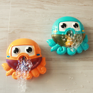 Dropshipping Shopify Frog Crab <b>Bubble</b> Machine Music Bath Toy Suction Cup Electric Blower <b>Kids</b> Gift - Product Image 2