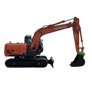 Excavatrice hydraulique sur chenilles d'occasion Hitachi ZX130-5A de 13 tonnes avec moteur Isuzu – Excavatrices d'occasion à prix abordable à vendre - Product Image 1