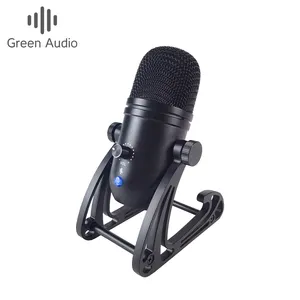 GAM-U21 Professional USB Condenser Microphone Sled Stand Live Conference Recording Studio Game Desktop Microphone