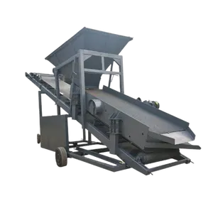 Yüksek performanslı titreşimli kum ekran makinesi madencilik kullanımı için/üretim mobil trommel ekran ayırıcı kum ve çakıl için