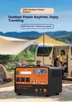 Station d'alimentation portable 1500W-1800W 1560Wh-2520Wh à entrée solaire triple pour camping-car, camping et alimentation de secours – Vente directe usine