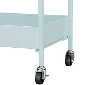 신상품 다기능 롤링 주방 카트 없음 나사 조립 3 단 선반 보관 트롤리 쉬운 움직임 - Product Image 5