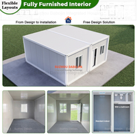 Maison Modulaire Préfabriquée en Conteneur - Villa Capsule - Mini-Maison Extensible pour Usage en Plein Air et en Station Balnéaire