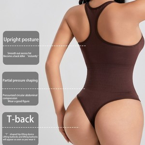 Body <span class=keywords><strong>Modellante</strong></span> Senza Cuciture ad Alta Compressione per il Controllo della Pancia, Shapewear Quotidiano per Donne, Taglie Forti, Solleva Glutei, con Servizio ODM - Product Image 2