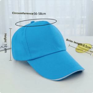 Gorras de Béisbol Personalizadas con Logotipo, Gorras de Algodón con Color Liso para Publicidad, Gorras de Viaje para Voluntarios - Product Image 6