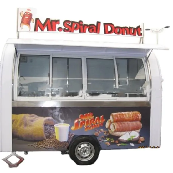 2024 2024 nuovo Design servizio di ristorazione Mobile cibo rimorchio caffè distributore carrello con CE a buon mercato altre macchine Snack carrello per la vendita
