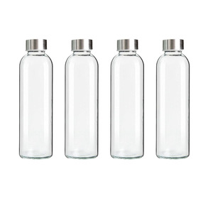 Riciclabile 300ml 500ml di vetro bottiglia di acqua Fitness birra per uso domestico bottiglia per bere Botella Con Tapa De Rosca - Product Image 1