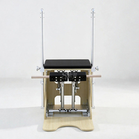 Machine de Pilates Reformer en bois d'érable et chaise Wunda en métal pour la maison, le yoga, la remise en forme, la musculation et les studios de Pilates