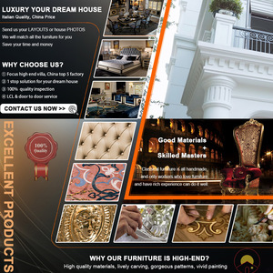 Cao cấp thanh lịch sang trọng pháp bàn tròn chạm khắc rắn gỗ bàn ăn với Veneer <span class=keywords><strong>Inlay</strong></span> - Product Image 5