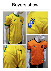New Arrival 100% Polyester Sportswear Fabric Knitted Jersey for Outdoor Football Net <strong>Neymar</strong> Santos Style Sportswear - Product Image 5