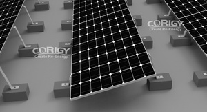 Corigy nhôm quang điện <span class=keywords><strong>PV</strong></span> mô-đun hỗ trợ mái bằng phẳng Kệ giải pháp ballasted năng lượng mặt trời gắn kết hệ thống - Product Image 3