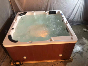 Baignoires de spa et salles de sauna <span class=keywords><strong>Jacuzzi</strong></span> extérieur pour 6 personnes Bain à remous extérieur Spa extérieur Massage extérieur Jardin - Product Image 6