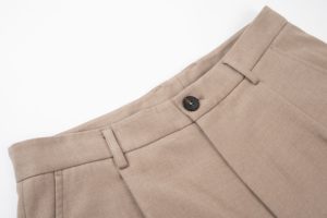 <span class=keywords><strong>กางเกง</strong></span>ผ้าทอสีน้ำตาลสำหรับผู้ชายแบบ OEM/ODM - Product Image 3