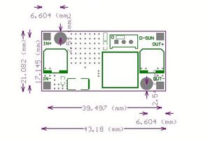 โมดูลจ่ายไฟแบบปรับได้ 3A DC-DC Step-Down พร้อมจอแสดงผล LM2596 ควบคุมแรงดันไฟฟ้า 24V 12V 5V 3.3V หม้อแปลง -20~+70 องศาเซลเซียส - Product Image 4
