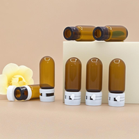 Botol Serum Amber Bulat 1.5ml, 2ml, 3ml, 5ml Grosir, Botol Sampel Mini Light Bul, Botol Kaca Kosmetik