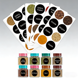 Waterproof <strong>Spice</strong> <strong>Label</strong> and Pantry <strong>Label</strong> Set Herbs Names Water Resistant Custom <strong>Spice</strong> Jar Sticker for <strong>Spice</strong> Organization - Product Image 4