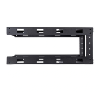 Rak Dinding Terbuka Open Frame Rack 19" Server Rack 6U 9U 12U SPCC Baja Canai Dingin 19" Braket Pemasangan Dinding