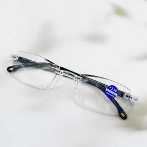 Gafas de lectura clásicas sin montura, ultraligeras, cómodas, de alta definición con filtro de luz azul, 300 grados. - Product Image 5