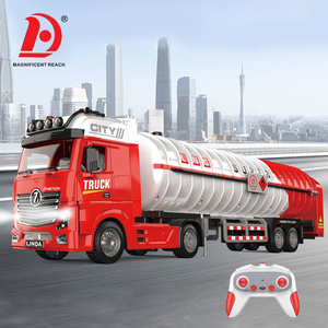 Grande <span class=keywords><strong>Camion</strong></span> <span class=keywords><strong>Cisterna</strong></span> RC a 4 Canali con Telecomando, Veicolo Simulato per Costruzioni, Ricarica USB, Auto <span class=keywords><strong>Giocattolo</strong></span> RC per Ragazzi - Product Image 1