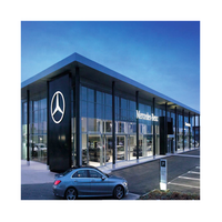 Estructura de Acero Comercial Ligera para Salas de Exposiciones, Construcción con Vigas Sólidas en Forma de H Soldadas, Acero Q235B/Q345B Prefabricado