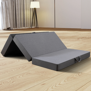 Malla transpirable Extraíble <span class=keywords><strong>y</strong></span> lavable CoverUltra Suave Cómodo Tri-plegable Espuma viscoelástica Colchón de piso portátil - Product Image 1