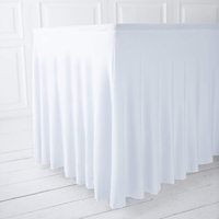 Nappes de table en spandex pour tables rectangulaires de 6 pieds et 8 pieds