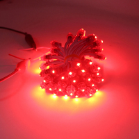 Luces LED de Punto Rojas/Verdes con Clasificación IP65 a Prueba de Agua, 12V 9mm, Súper Brillantes, Iluminación Decorativa para Paisajes