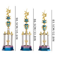 Trofeo de Ballet de Plástico Personalizado de Fábrica China para Competiciones y Eventos con Logotipo Personalizado