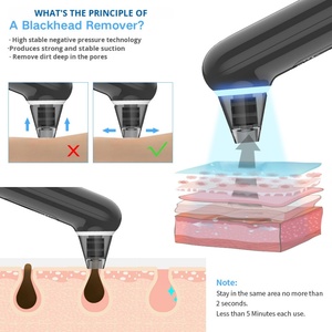 Dispositivo de Belleza Portátil para Limpieza Facial de Poros, Removedor de Puntos Negros por Succión, Compresa Fría/Caliente, Pantalla Digital, Uso Doméstico - Product Image 4