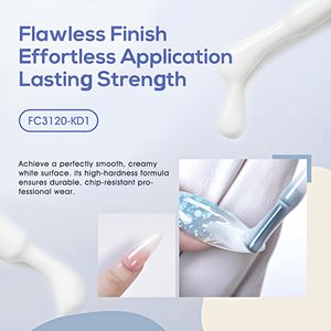 TRIONE/Esmalte de Gel de Capa Superior Blanco Lechoso con Logotipo Personalizado, 15 ml, Sin Necesidad de Limpiar, Gel de Larga Duración para Diseñadores de Uñas con Luz UV LED - Product Image 2