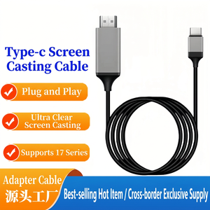 <span class=keywords><strong>Cable</strong></span> USB C <span class=keywords><strong>a</strong></span> HDTV 4K <span class=keywords><strong>de</strong></span> 2 Metros, <span class=keywords><strong>Cable</strong></span> Adaptador USB 3.1 Tipo C <span class=keywords><strong>a</strong></span> HDTV 4K para <span class=keywords><strong>Teléfono</strong></span>, Laptop y <span class=keywords><strong>Televisión</strong></span>, Gran Venta - Product Image 3