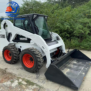 S185 Skid Steer Loader 924kg Rated Load 2023 Model White with Red Accents Engine <b>Used</b> for Sale - Product Image 2