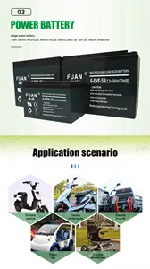 12V 20Ah Lead Acid Battery 28ah Electric Scooter Battery With Rechargeable Deep Cycle Lead Acid Battery