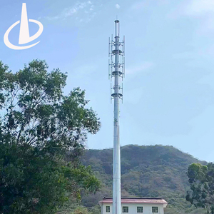 Nhúng nóng mạ kẽm 5g di động duy nhất Ống tháp truyền thông ăng-ten lò vi sóng Radar monopole Viễn Thông tháp - Product Image 3
