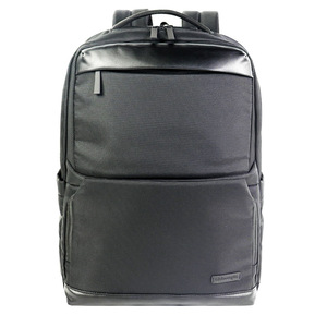 Men's Business Commuter <b>Backpack</b> <b>Black</b> 20L <b>Waterproof</b> Oxford Cloth Laptop Bag With Interior Zipper Pocket Detachable Straps - Product Image 4