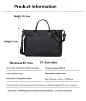 Sac à bandoulière de voyage quotidien personnalisé en gros, grande capacité, léger, portable, sacoche de bureau pour homme, sacoche pour documents