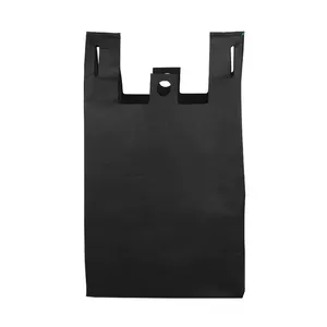 איכות גבוהה אפשרויות התאמה אישית תיק קניות קיבולת גדולה bag underoirt תיק ידידותי לסביבה תיק שחור שאינו ארוג