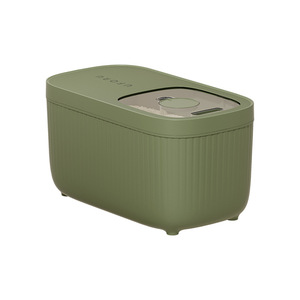 Seau à riz 20 kg, hermétique, anti-insectes, anti-humidité, boîte de rangement alimentaire de qualité alimentaire, forme rectangulaire, couvercle coulissant - Product Image 1