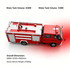 <span class=keywords><strong>Camion</strong></span> de pompiers 600P 4KB1-TCG60 130HP Euro 6 à eau et mousse, capacité 3m³ eau, 1m³ mousse, CB10/30 PS30 PL24 ABS AC - Product Image 3
