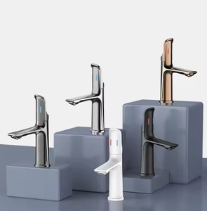 Grifo Mezclador Monomando de Lujo Moderno <span class=keywords><strong>para</strong></span> Lavabo, <span class=keywords><strong>con</strong></span> <span class=keywords><strong>Sensor</strong></span> Táctil, Cromado, de Zinc, <span class=keywords><strong>con</strong></span> Válvula Cerámica, <span class=keywords><strong>para</strong></span> Villas - Product Image 3