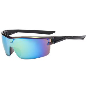 Lunettes de soleil polarisées sans monture pour le cyclisme, verres en PC trempé rouge UV400, anti-buée, sangle réglable, jour/nuit, pêche en plein air, pour hommes - Product Image 2